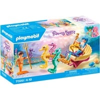 PLAYMOBIL 71500 Princess Magic Meeresbewohner mit Seepferdchenkutsche, Konstruktionsspielzeug 