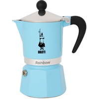 Bialetti Rainbow, Espressomaschine hellblau, 6 Tassen