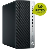 HP EliteDesk 800 G3 Tower-PC Generalüberholt, PC-System schwarz/silber, Windows 10 Pro 64-Bit