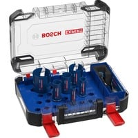 Bosch Expert Lochsägen-Set 'Construction Material', Ø 20-64mm, 10-teilig mit Power Change Plus Adapter, Koffer
