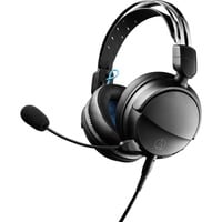 Audio-Technica ATH-GL3BK, Gaming-Headset schwarz, 3,5 mm Klinke