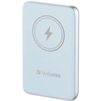 Verbatim Wireless Powerbank Charge 'n' Go 10.000mAh hellblau, Qi, PD 3.0, Quick Charge 3.0