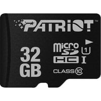 Patriot LX Series 32 GB microSDHC, Speicherkarte schwarz, UHS-I U1, Class 10