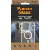 PanzerGlass HardCase, Handyhülle transparent, iPhone 14 Pro, MagSafe