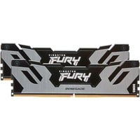 Kingston FURY DIMM 64 GB DDR5-6000 (2x 32 GB) Dual-Kit, Arbeitsspeicher schwarz/silber, KF560C32RSK2-64, Fury Renegade Silver, INTEL XMP