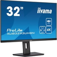 iiyama ProLite XUB3293UHSN-B5, LED-Monitor 80 cm (31.5 Zoll), schwarz, Ultra HD/4K, IPS, HDMI, DisplayPort, USB-C