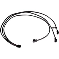 Alphacool Y-Kabelsplitter 4-Pin auf 3x 4-Pin PWM, 60cm schwarz