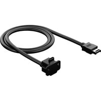 Fractal Design USB 3.2 Gen 2 Kabel Model E, 19 Pin Stecker > USB-C Stecker schwarz, 1 Meter