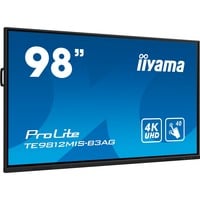iiyama ProLite TE9812MIS-B3AG, Public Display schwarz (matt), UltraHD/4K, IPS, Touchscreen