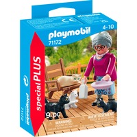 PLAYMOBIL 71172 specialPLUS Oma mit Katzen, Konstruktionsspielzeug 