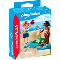 PLAYMOBIL 71166 specialPLUS Kinder mit Wasserballons, Konstruktionsspielzeug 