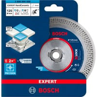 Bosch X-LOCK Diamanttrennscheibe Expert HardCeramic, Ø 125mm Bohrung 22,23mm