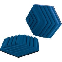 Elgato Wave Panels Starter Kit, Dämmung blau, 6 Stück
