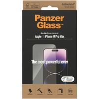 PanzerGlass Ultra Wide Fit Bildschirmschutz, Schutzfolie transparent, iPhone 14 Pro Max