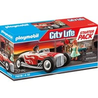 PLAYMOBIL 71078 City Life Starter Pack Hot Rod, Konstruktionsspielzeug 