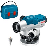Bosch Optisches Nivelliergerät GOL 26 G Professional, mit Baustativ blau, Maßeinheit 400 Gon