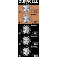 Duracell CR 2032 Lithium-Knopfzelle 3V, Batterie 5 Stück