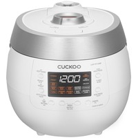 Cuckoo Reiskocher CRP-RT1008F TWIN PRESSURE weiß/silber, 1.150 Watt, 1,8 Liter