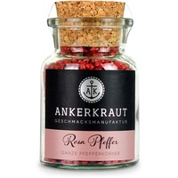 Ankerkraut Rosa Pfeffer (Schinusbeere), Gewürz ganz, 45 g, Korkenglas