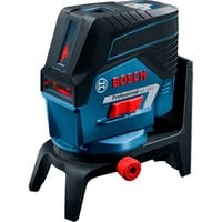 Bosch Kombilaser GCL 2-50 C Professional + RM2 + BT150, Kreuzlinienlaser blau/schwarz, rote Laserlinien, mit Halterung und Stativ