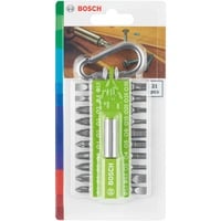 Bosch Schrauberbit-Set mit Snap-hook, Bit-Satz hellgrün, 21-teilig
