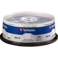 Verbatim M-DISC BD-R 4x 25 GB, Blu-ray-Rohlinge 4-fach, 25 Stück
