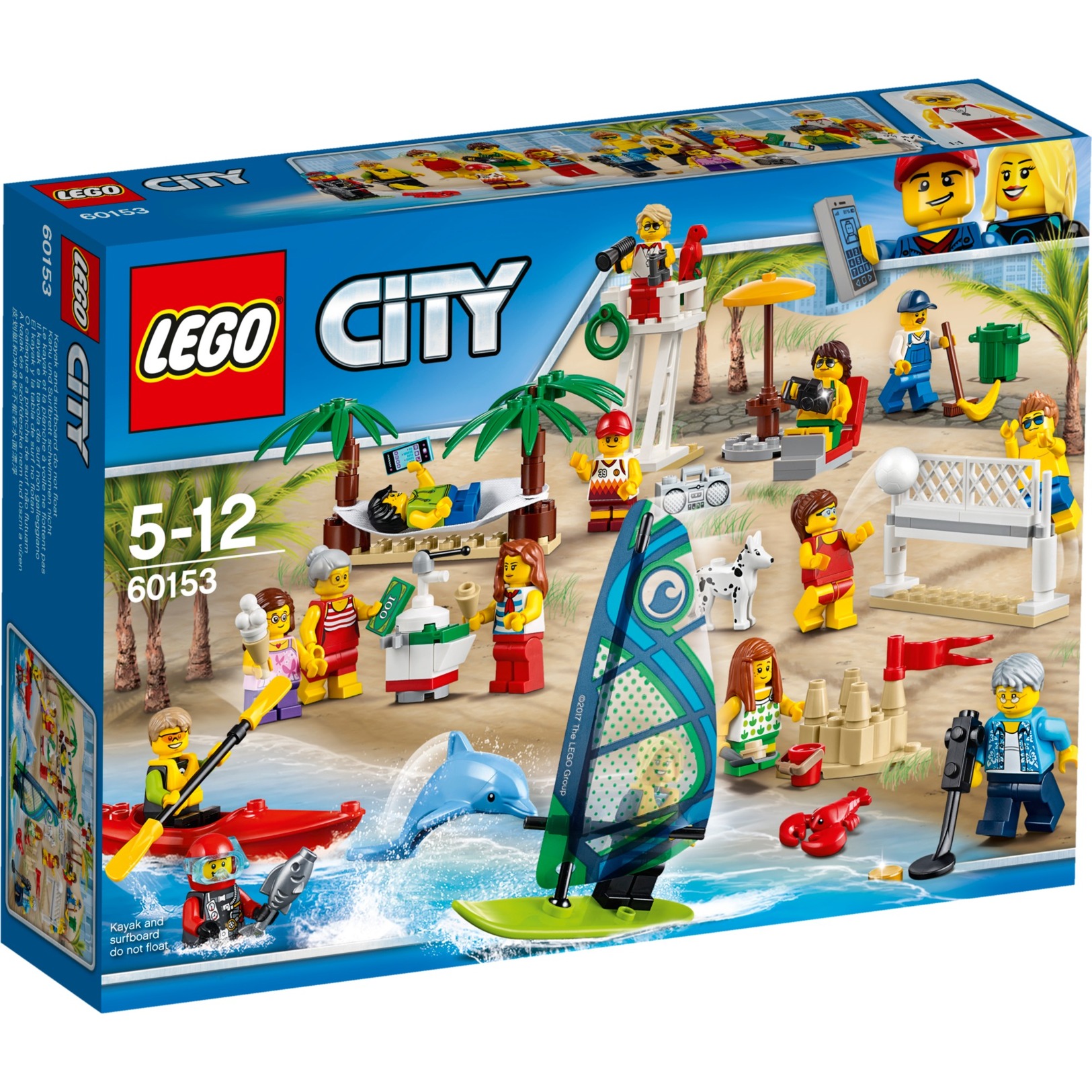 Lego City People Pack Fun At The Beach Construction Toys